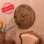 TOLIKA تولیکا ساعت دیواری اینه ای برنزی خورشیدی   5115