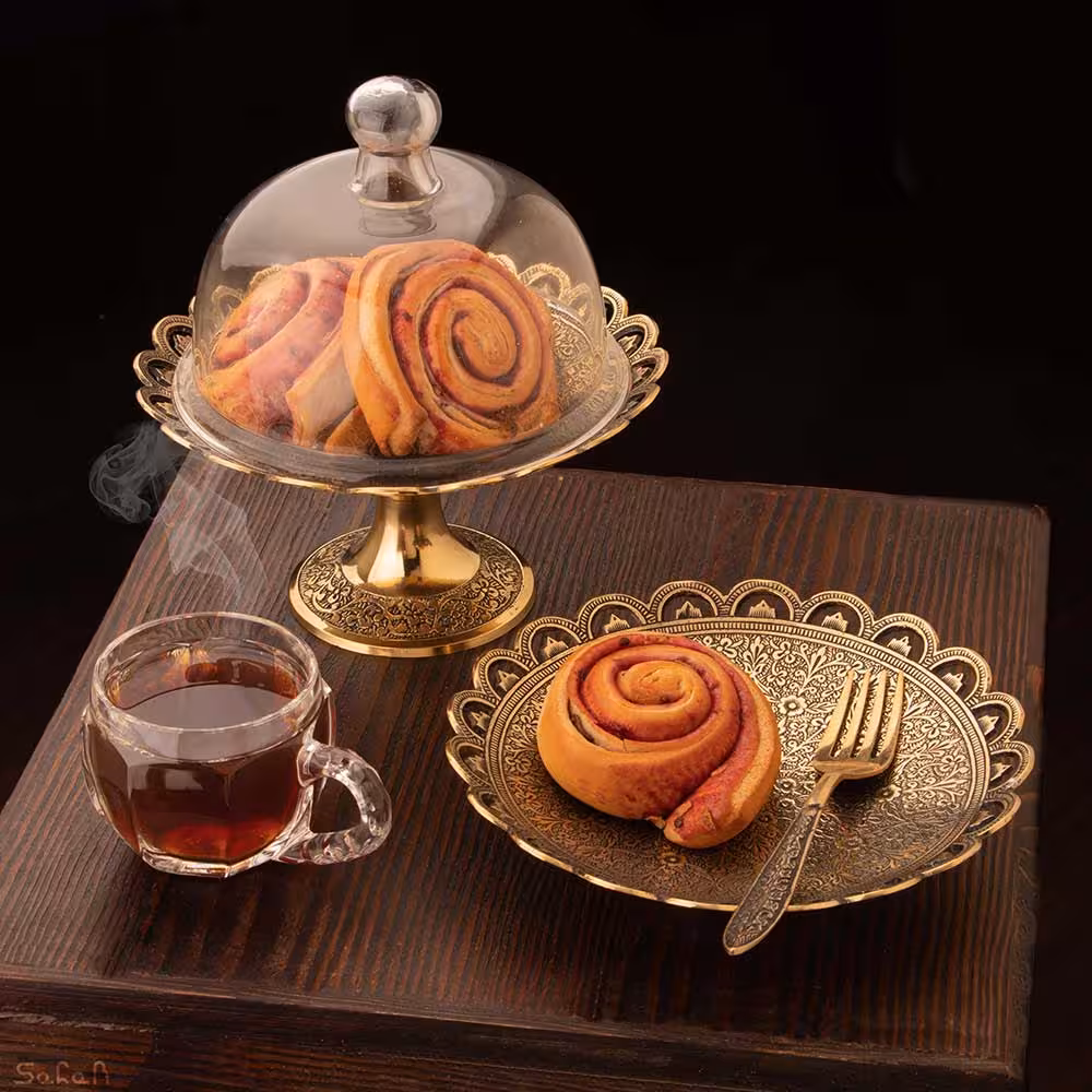 ست پذیرایی برنجی آنتیک کد 336