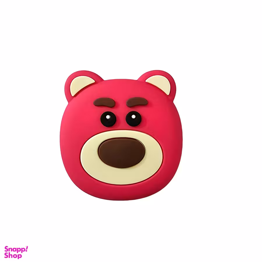 محافظ شارژر دیواری طرح فانتزی مدل خرس مناسب شارژر 20 وات اپل