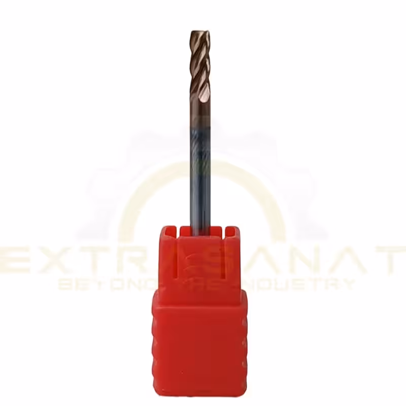 فرز انگشتی الماس 3x3Dx50L-4f HRC55 برند Max Power