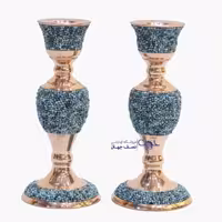 شمعدان فیروزه کوبی کدfsb201