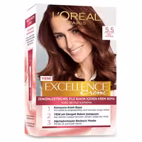 رنگ ‌موی شماره 5.5 لورال loreal رنگ فندقی قرمز سری Excellence