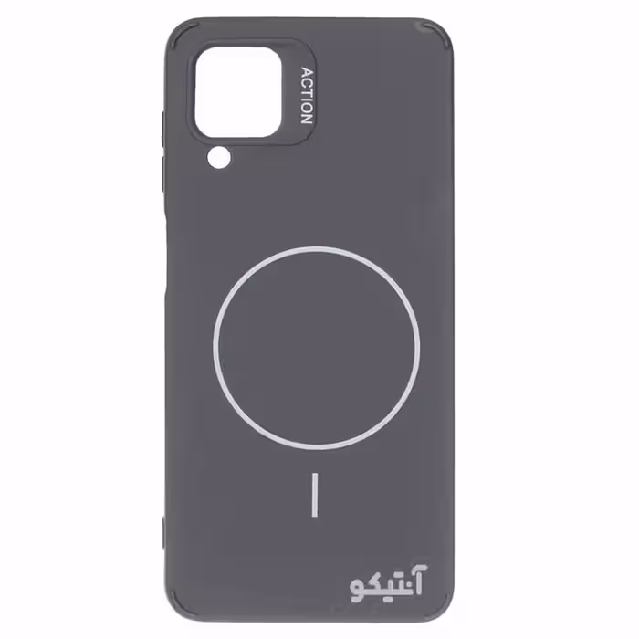 قاب Samsung A12 / M12 مدل Action طرح مگ سیف – رنگ خاکستری
