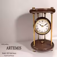 ساعت رومیزی آرتمیس کد 1025 Dark Brown قهوه ای تیره