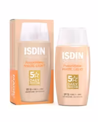 ضد آفتاب رنگی ایزدین مدل فیوژن واتر مجیک  ‏Spf 50 رنگ لایت ( روشن )