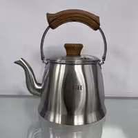 کتری لوله دار قیطاسی 2.5 لیتر مدل 30207 دسته چوب