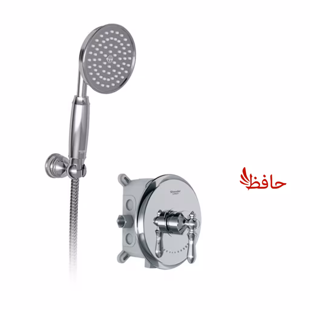 شیر حمام توکار شودر مدل زیگموند کروم تیپ 2 BRASS