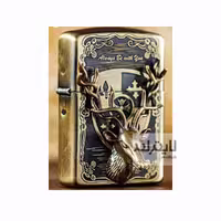 فندک زیپو مدل Embossed Deer Design Armor