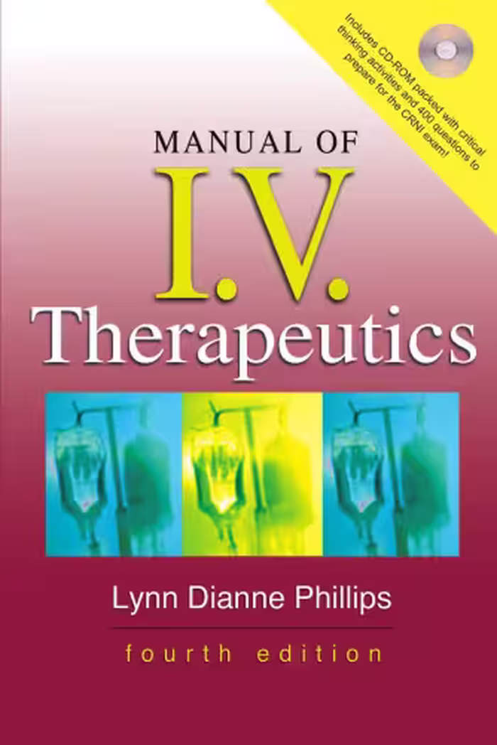 خرید و دانلود نسخه کامل کتاب Manual of I.V. Therapeutics, 4th Edition
