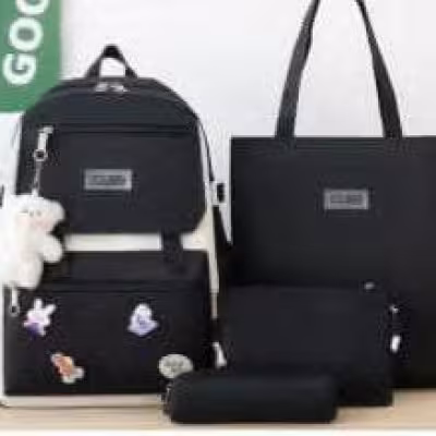 کیف و کوله چهارتیکه فقط مشکی وارداتی