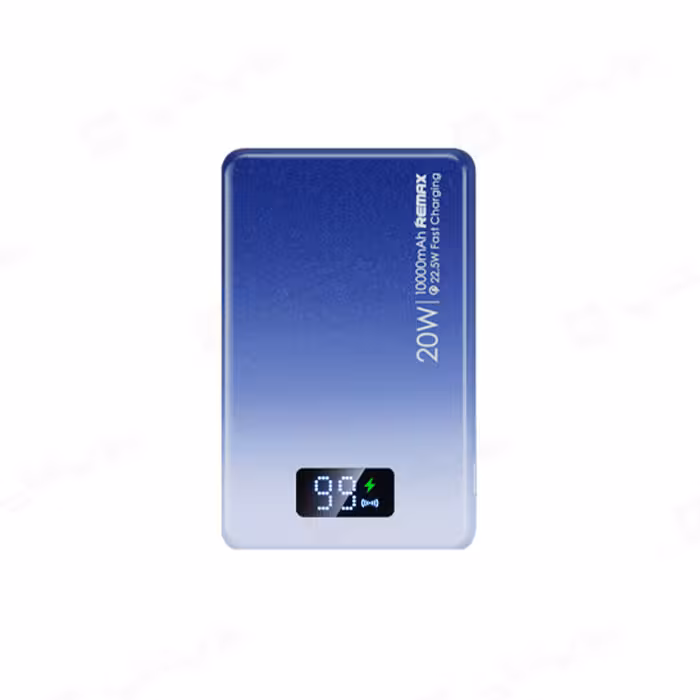 پاوربانک 10000mAh وایرلس شارژ مگنتی ریمکس مدل RPP-531