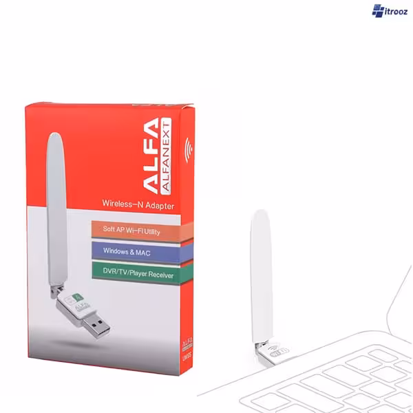 کارت شبکه بی سیم آنتن دار Alfa UW10S 150Mbps