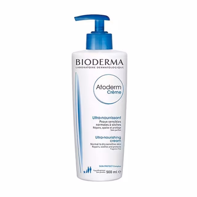 کرم مرطوب کننده بایودرما مدل اتودرم 500 میلی لیتری