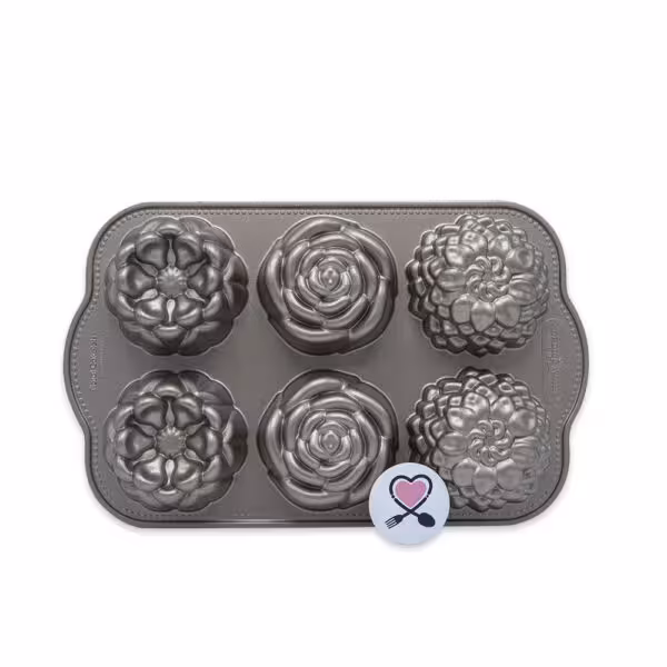 قالب کیک طرح گل کوچک 6 تایی نوردیک ور | مدل Floral