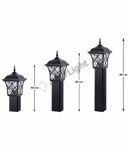 چراغ چمنی مدرن کلاسیک 80 سانت شفق مدل پاسارگاد