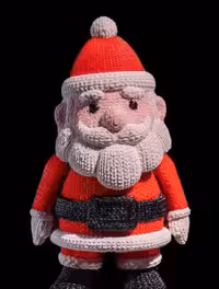 مدل سه بعدی بابانوئل طرح بافت (stl)