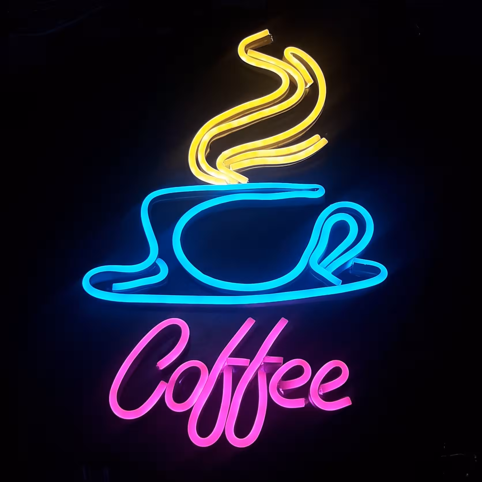 تابلو نئون ال ای دی  ابعاد این کار  35در 35