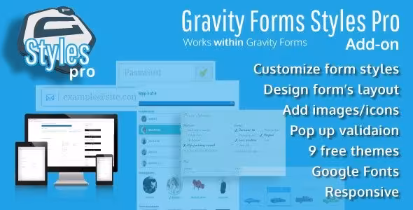 دانلود افزونه Gravity Forms Styles Pro