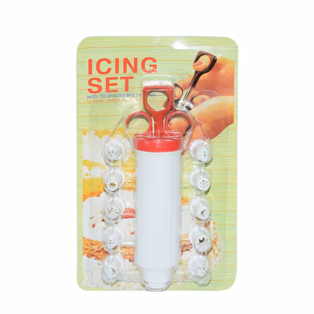 ست قیف خامه زن مدادی پلاستیک مدل 212