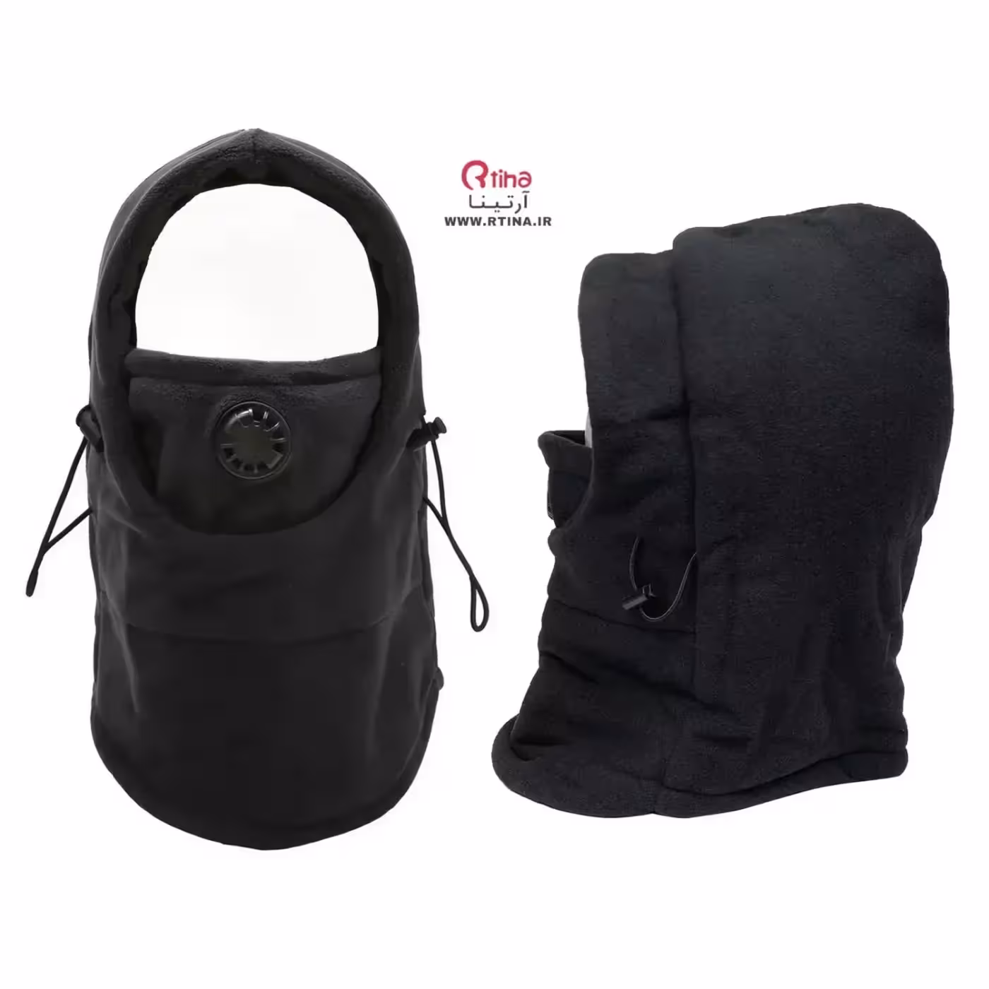 فول کلاه و اسکارف پلار ضخیم (داخل حوله ای خز دار)