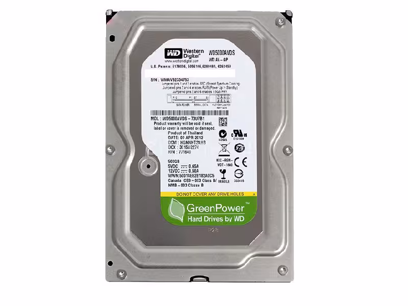 هارددیسک اینترنال وسترن دیجیتال  ظرفیت 1 ترابایت