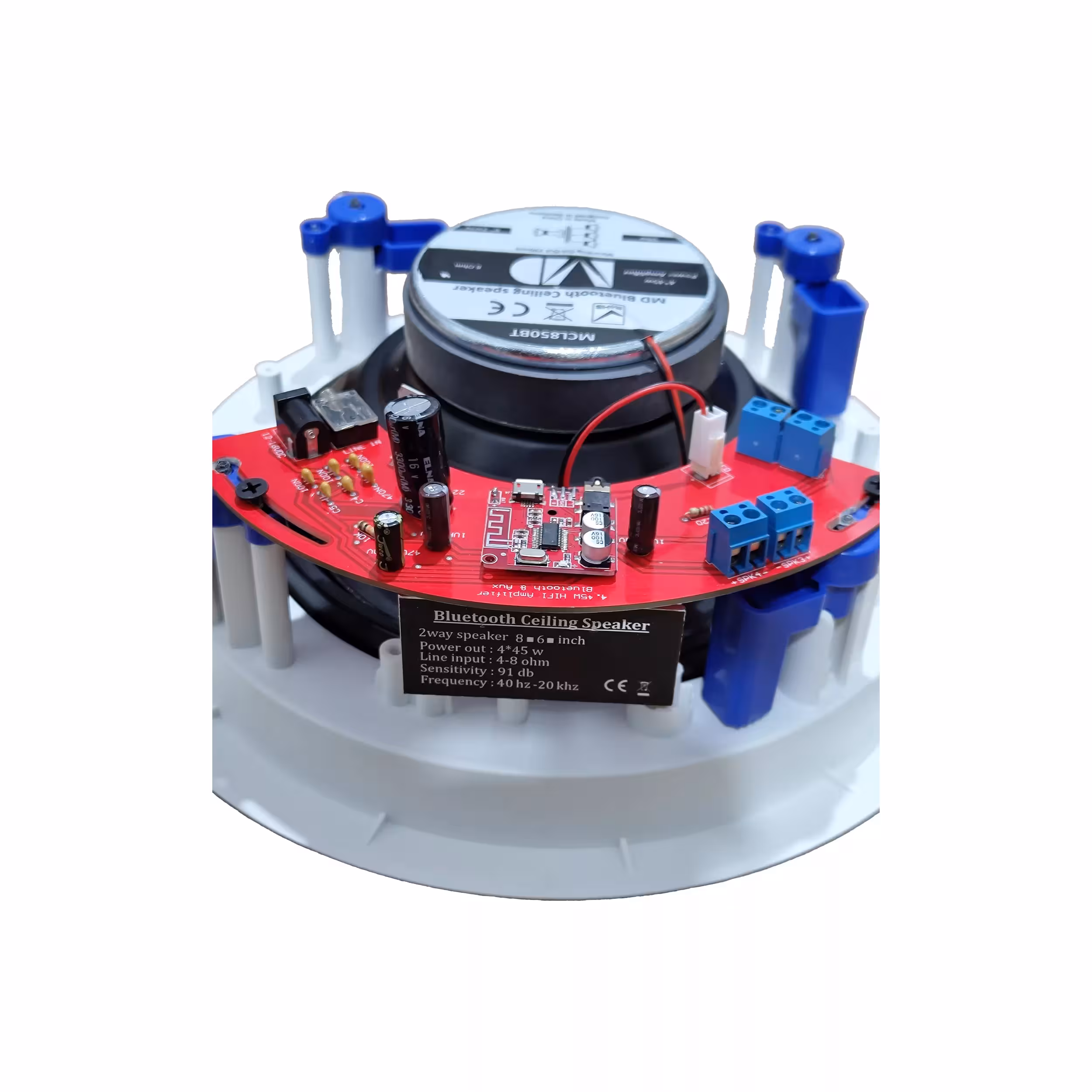 اسپیکر بلوتوثی سقفی ام دی مدل MCL850BT4L بسته 4 عددی