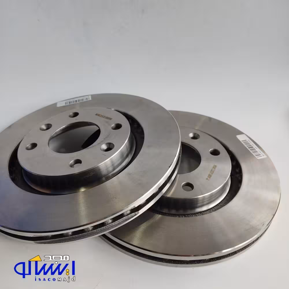 دیسک ترمز چرخ جلو پژو 206 تیپ 5 (موتور TU5)  (دست دو عددی) شرکتی ایساکو اصل 0670202299