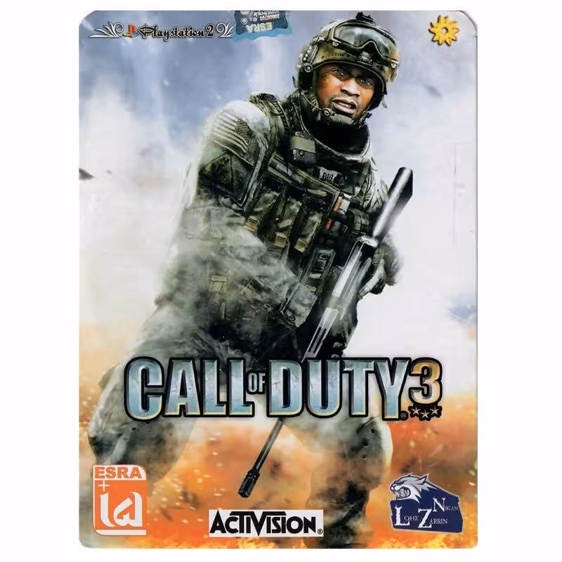 بازی پلی استیشن 2 call of duty 3