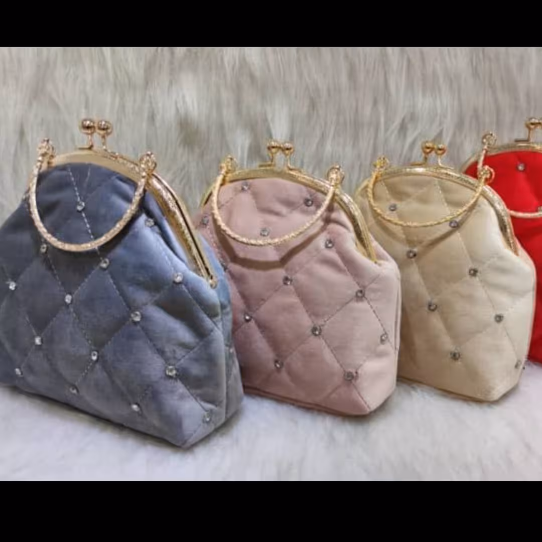 کیف  مخمل  