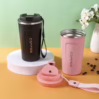 تراول ماگ سرد و گرم مدل VACUUM CUP حجم 380 میلی لیتر دارای نمایشگر دما برند AMSZM