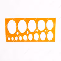 شابلون بیضی ( ایزومتریک ) پارسی رسام