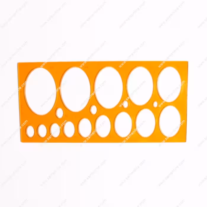 شابلون بیضی ( ایزومتریک ) پارسی رسام