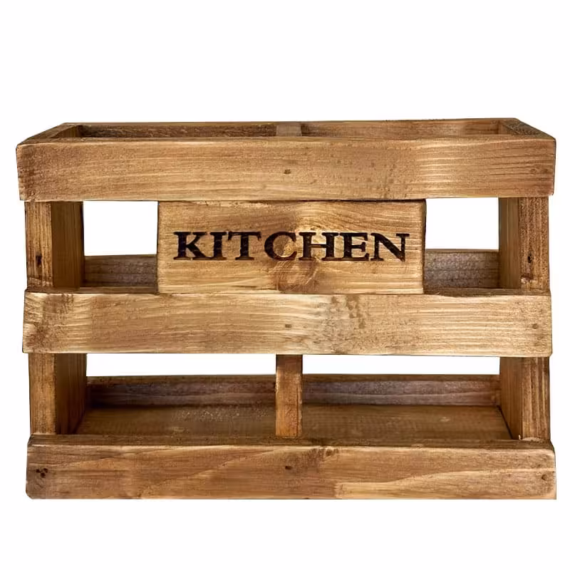 جا قاشقی چوبی طرح کیچن کد 5527