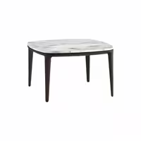 میز مربع صفحه سنگ پایه چوبی نظری مدل Dining(2)