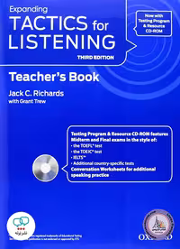 کتاب انگلیسی Expanding Tactics for Listening Teachers Book 3th Edition