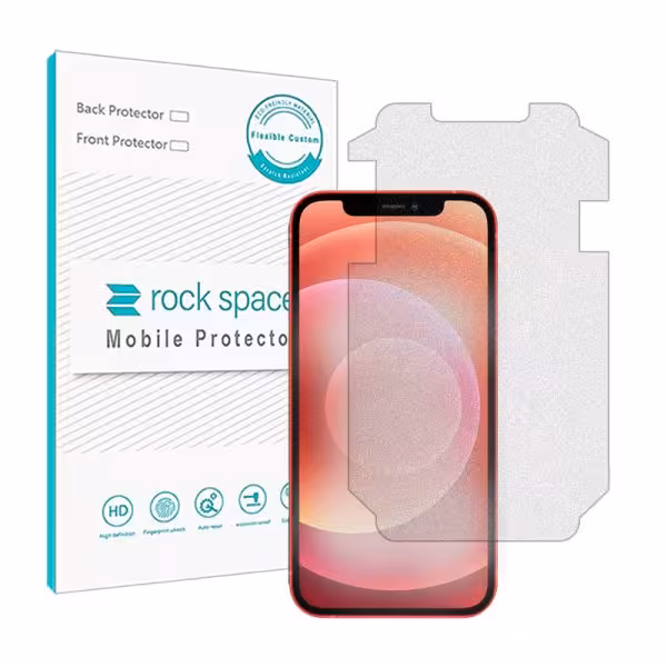 گلس آیفون 12 مدل نانو هیدروژل گیمینگ برند راک اسپیس سایز M کد 12965