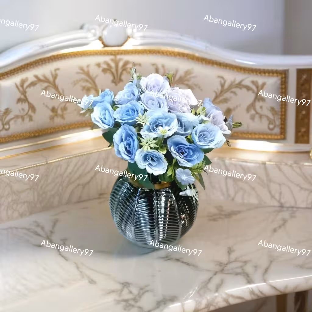 گلدان شیشه ای برکه