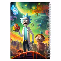 دفتر مشق کارتون ریک و مورتی