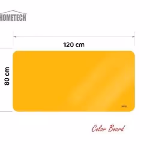 وایت برد شیشه ای 120x80cm مغناطیسی هوم تک