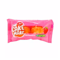 کاپ کیک روغنی با طعم توت فرنگی کیک میک مزمز 45 گرمی بسته دو عددی