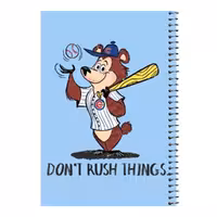 دفتر مشق 80 برگ اس جی مدل خرس و بیسبال