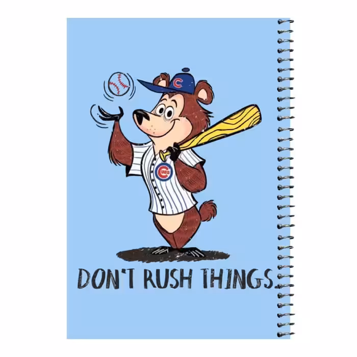 دفتر مشق 80 برگ اس جی مدل خرس و بیسبال