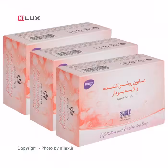 صابون روشن کننده و لایه بردار دکتر بیز پکیج 3 عددی
