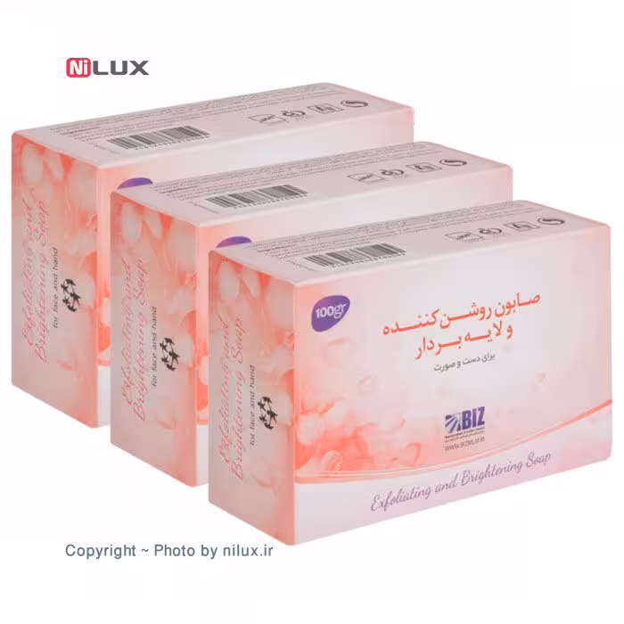صابون روشن کننده و لایه بردار دکتر بیز پکیج 3 عددی