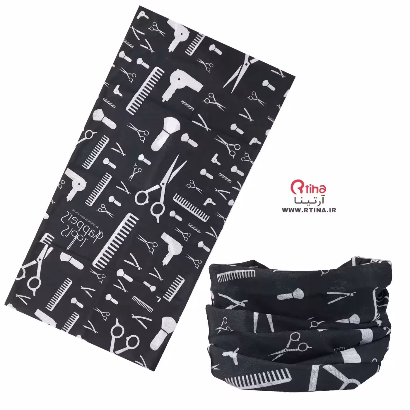 دستمال سر چند کاره ضد تعریق طرح Hair Stylist