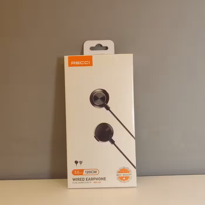 هندزفری سیمی با جک3.5 میلی متری رسی با18ماه گارانتی

