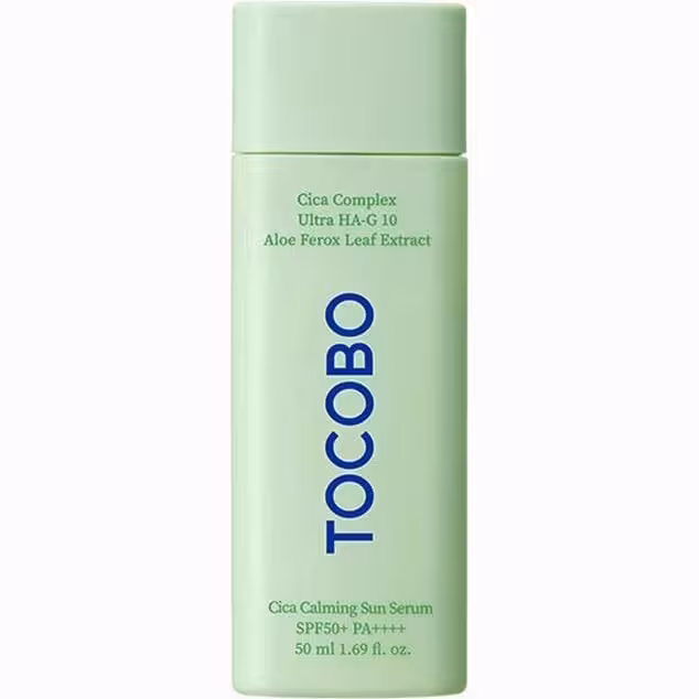 سرم ضدآفتاب خنک‌کننده سیکا توکوبو – TOCOBO Cica Calming Sun Serum SPF 50