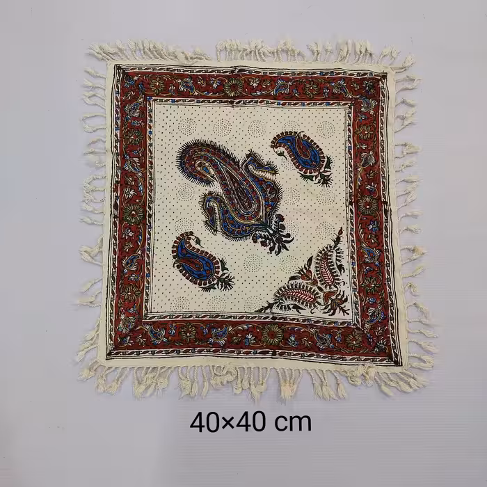 سفره قلمکار مدل بته قاجاری طرح آبنوس 