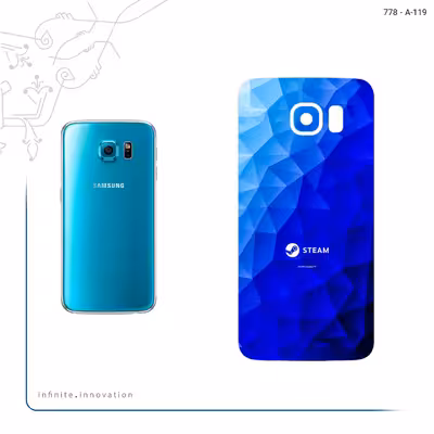 برچسب پوششی ماهوت مدل STEAM Game Consol مناسب برای گوشی موبایل سامسونگ Galaxy S6