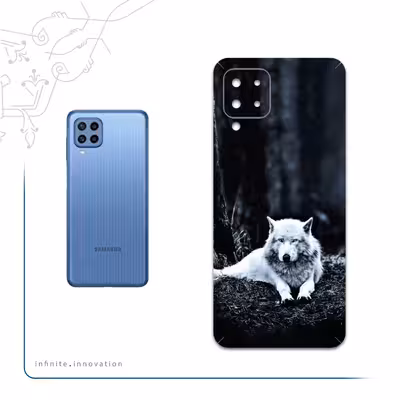 برچسب پوششی ماهوت مدل Dire-Wolf مناسب برای گوشی موبایل سامسونگ Galaxy M22